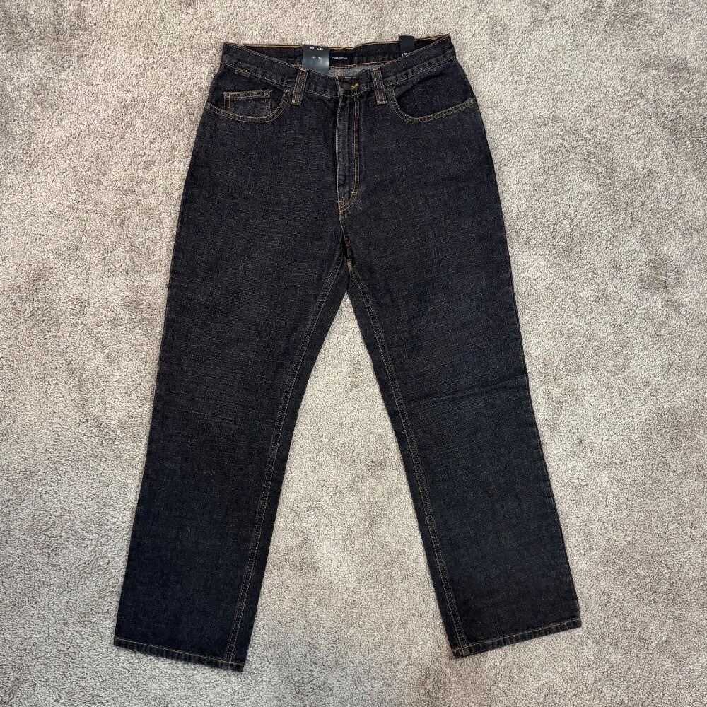 Claiborne Mens Straight Leg Jeans 31x30‎ Dark Wash Denim NWT